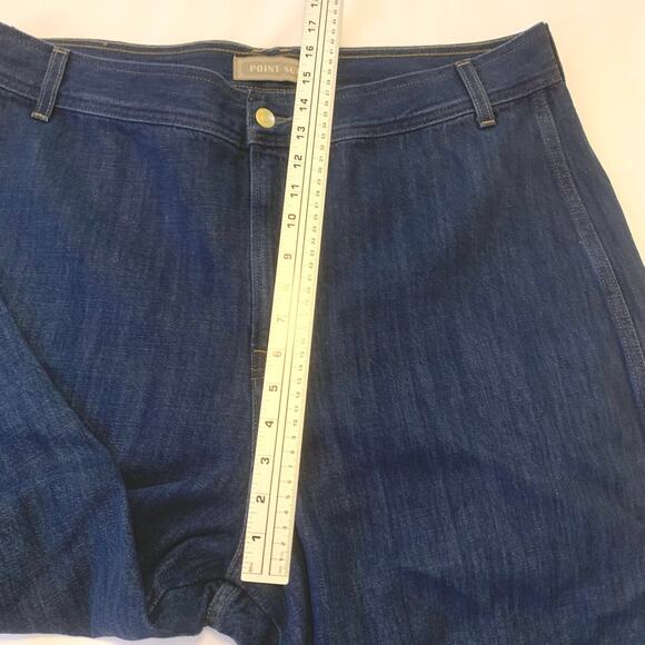 J Crew Point Sur Womens Denim Jeans CHECK SIZE Label =34 Measure =38  Raw Hem - Picture 11 of 16
